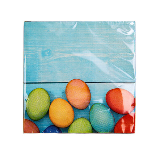57921 • Húsvéti szalvéta - tojásos - 33 x 33 cm - 3 rétegű - 20 db / csomag
