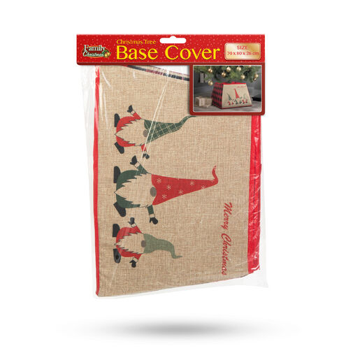 58557A • Karácsonyfatalp takaró - manós - 55 x 26 cm