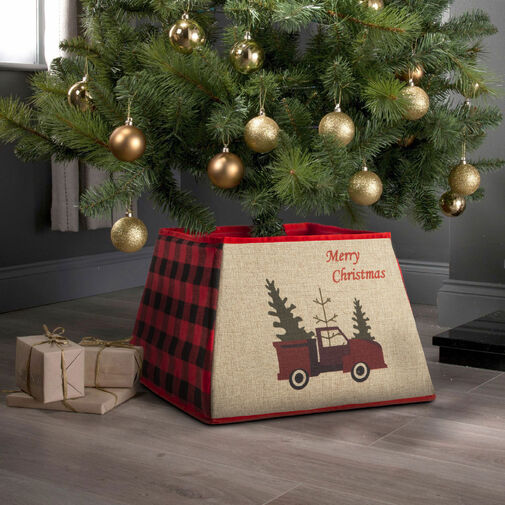58557B • Karácsonyfatalp takaró - autós - 55 x 26 cm