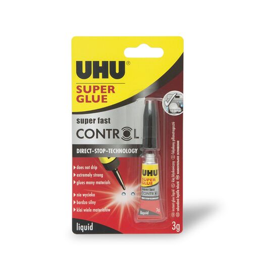 U36015 • UHU Super Glue pillanatragasztó 3 g liquid