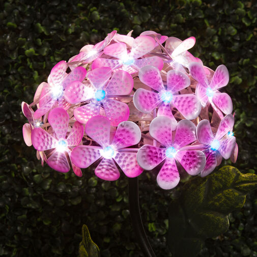 11271 • LED-es szolár virág - leszúrható, fém - 
