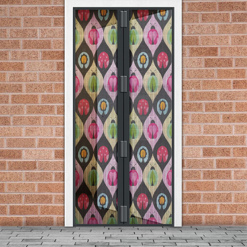11398R • Szúnyogháló függöny ajtóra -mágneses- 100 x 210 cm - bogaras