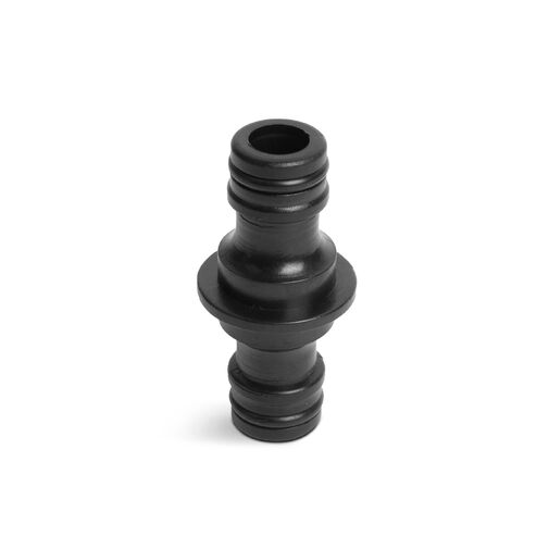 11666 • Tömlőcsatlakozó toldó - műanyag - fekete - 4,7 x 2,6 x 2,6 cm