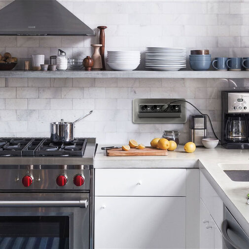 20446B • Rejtett elosztó - 4-es - Felnyíló kivitel - szálcsiszolt