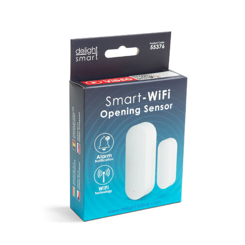 55376 • Smart Wi-Fi-s nyitásérzékelő - 2 x AAA - öntapadós