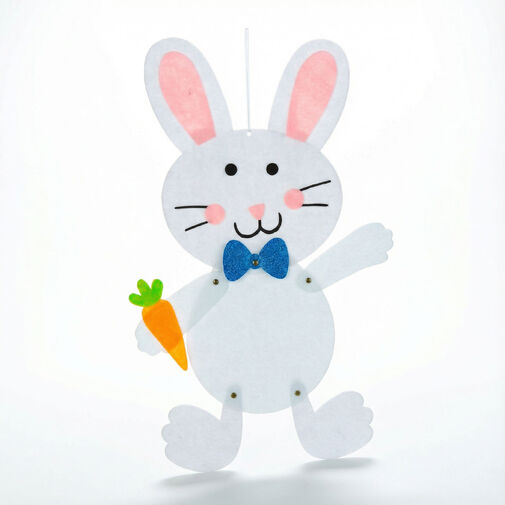 57964B • Húsvéti függő dekoráció - nyuszi, filc 