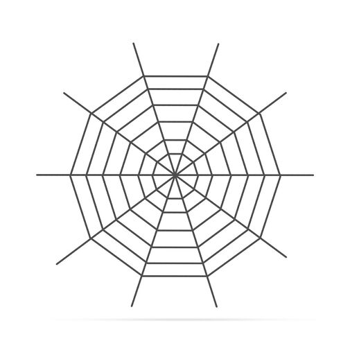 58102 • Plüss pókháló - halloween-i dekoráció - 200 cm - fekete