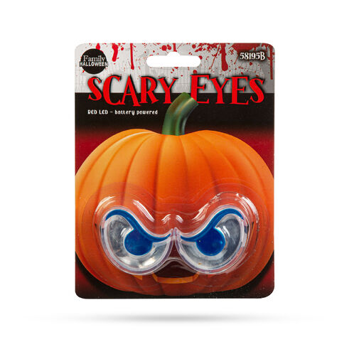 58195B • Halloween-i ijesztő szempár - piros LED-es - elemes