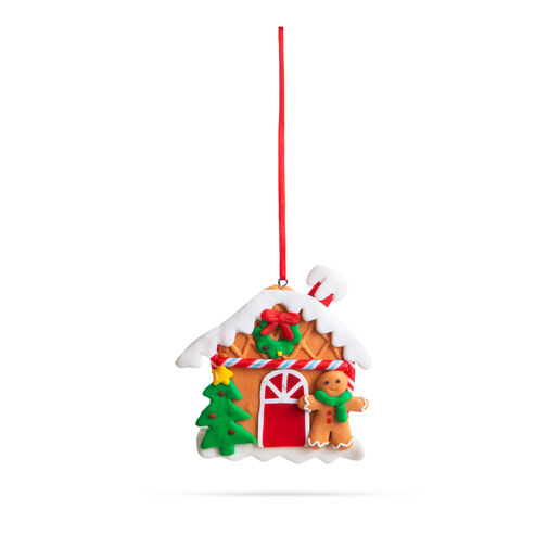 58553C • Karácsonyi mágneses dekoráció - 2 az 1-ben - mézeskalács házikó mézivel - 85 x 75 mm