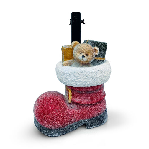 58594 • Karácsonyfatalp - csizma - műkő - 35,5 x 22,4 x 45,5 cm