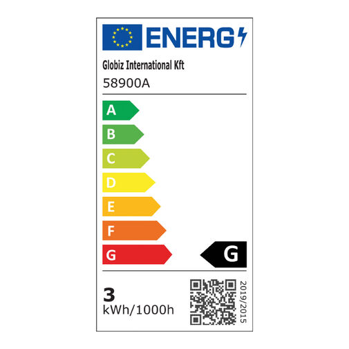 58900A-WH • Fényfüzér - 50 db LED - melegfehér - hálózati - 5 m - 8 program