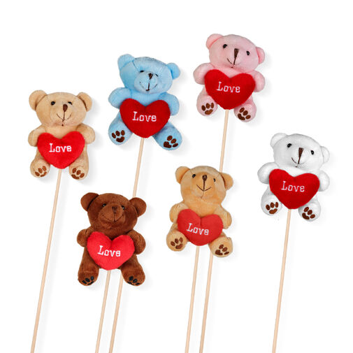 59510 • Leszúrható dekoráció - maci - 59 x 4 cm - 6 féle