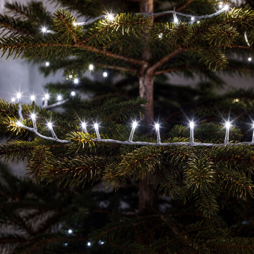 59769CT • Fényfüzér - 30 m - hidegfehér - 600 LED - 220-240V - 6W - átlátszó kábel