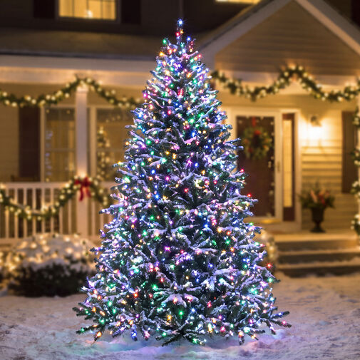 59769T • Fényfüzér - 30 m - színes - 600 LED - 220-240V - 6W - átlátszó kábel