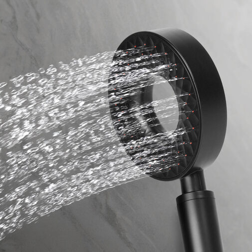 BW3013 • Ergonomikus zuhanyfej - 3 funkcióval - matt fekete