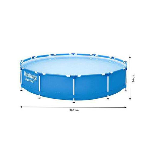 DA00136 • Merevfalú medence vízforgatós szűrővel - 366 x 76 cm - 6473 liter